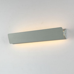Aplique de pared moderno LED, Serie Vas, estructura metálica en acabado blanco, iluminación LED integrada, 10W