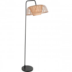 Lámpara de pie moderno, Serie Panay, estructura metálica en acabado negro, 1 luz E27, cabezal direccionable