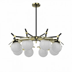 Lámpara de techo 8 luces colección Odet es una pieza elegante y moderna.
