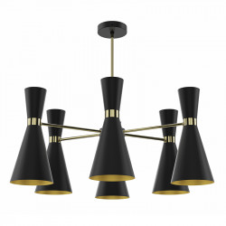Lámpara de techo 6 luces colección Moscú con un diseño moderno y elegante.